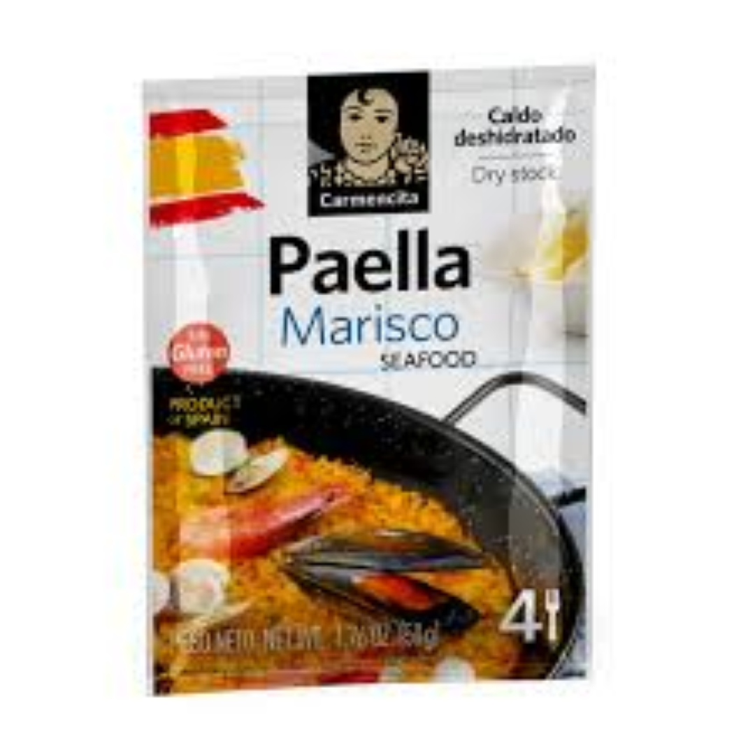 CARMENCITA DRY SEA FOOD PAELLA STOCK 25G